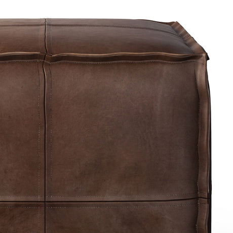 Brody - Versatile Square Pouf by Simpli-Home | Bel Furniture