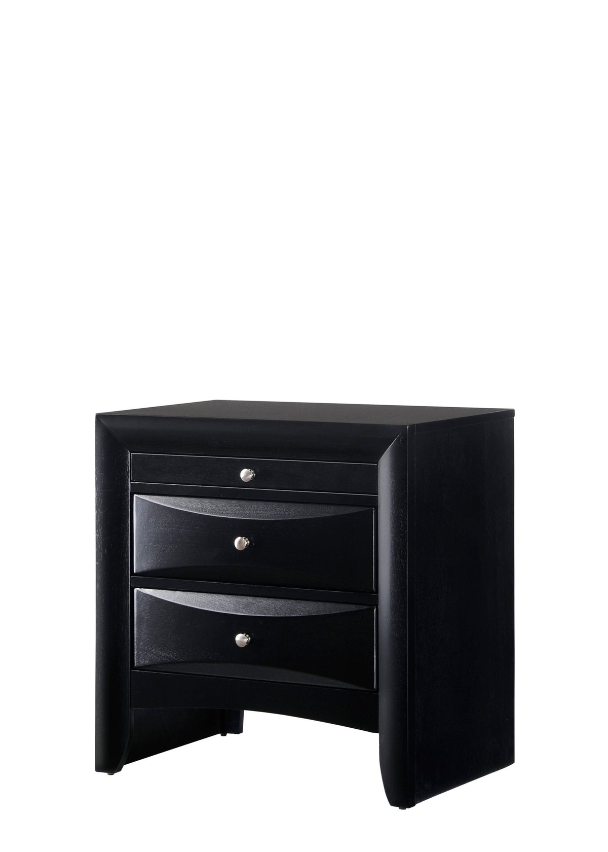 Emily - Nightstand Black by Crown Mark | Bel Furniture