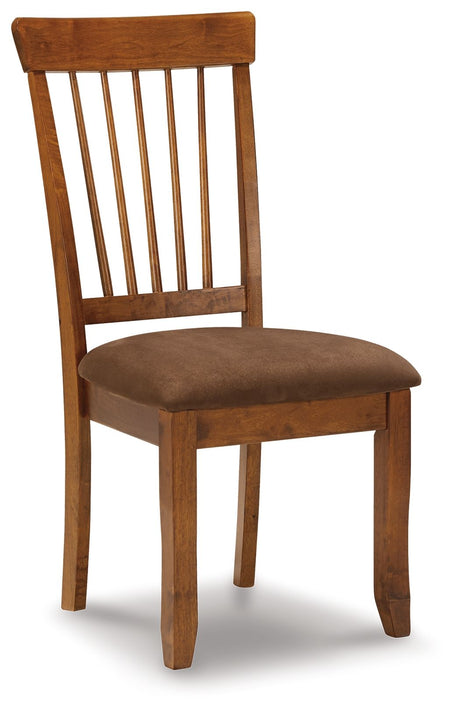 Berringer - Rustic Brown - Dining UPH Side Chair (Set of 2) by Ashley® | Bel Furniture