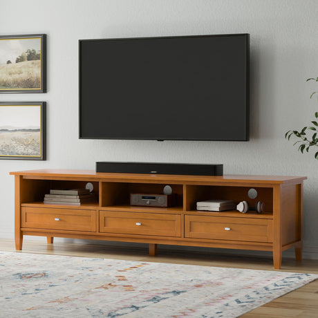 Warm Shaker - Handcrafted Low TV Media Stand - view 6