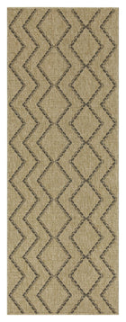 Earth - Indoor / Outdoor Polypropylene Area Rug - Jute / Black