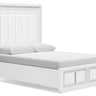 Chalanna - Upholstered Storage Bed White by Signature Design by Ashley® | Bel Furniture