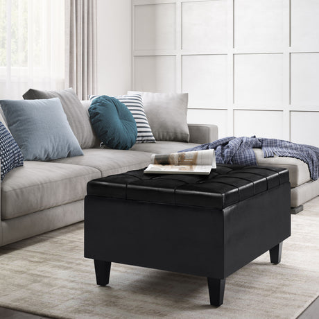 Harrison - Upholstered Coffee Table Storage Ottoman - view 59