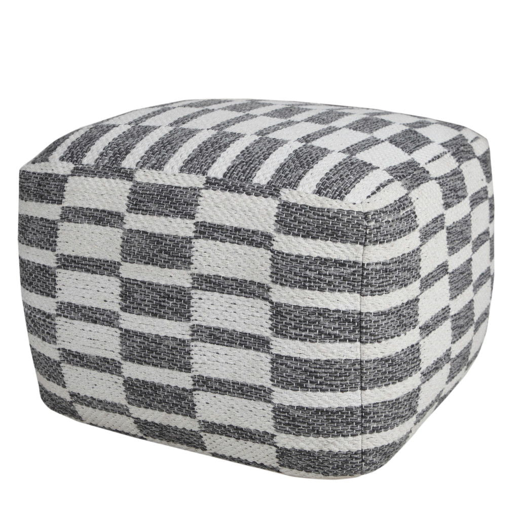 Ottoman Cotton Square - Gray