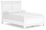 Fortman - Full Panel Bed - White