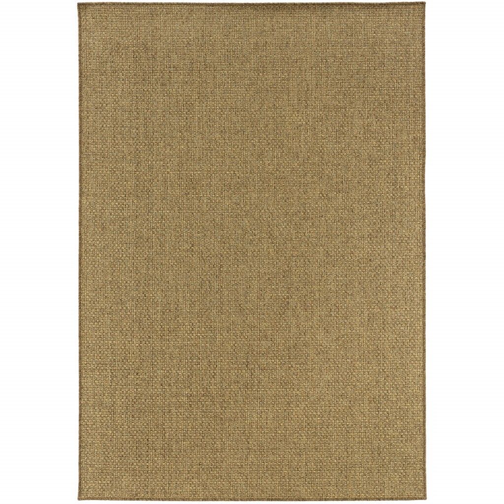 4' X 6' Indoor / Outdoor Area Rug - Tan