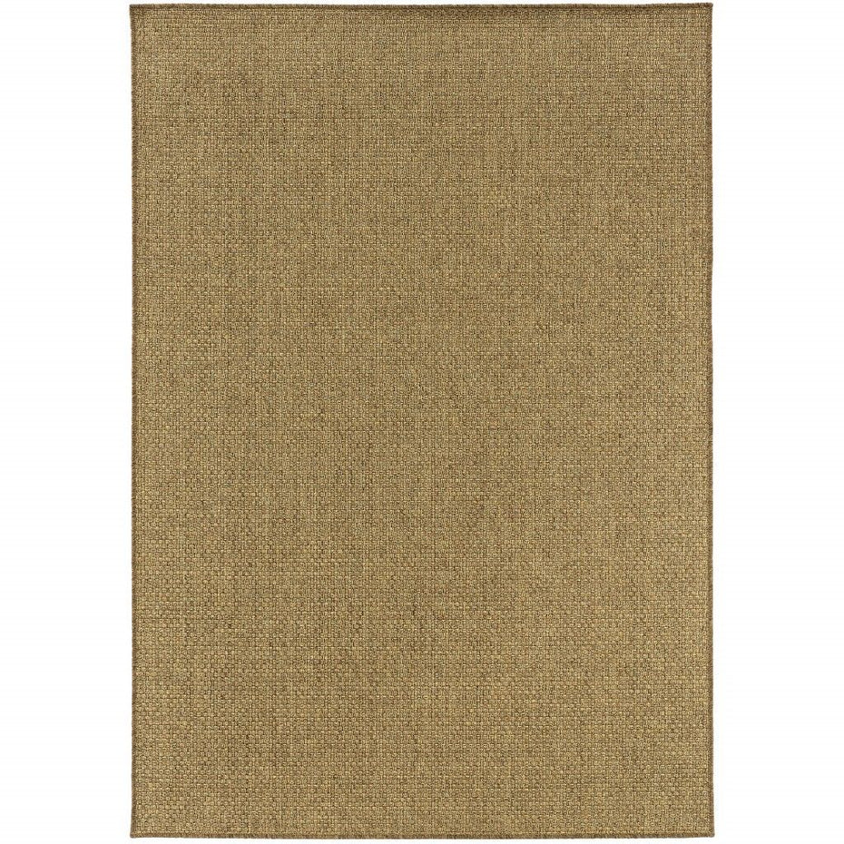 4' X 6' Indoor / Outdoor Area Rug - Tan