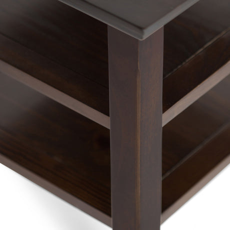Acadian - Handcrafted End Table by Simpli-Home | Bel Furniture