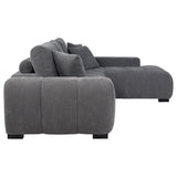 Octavia - Upholstered Sectional Chaise Sofa by Coaster Fine Furniture | Bel Furniture