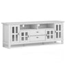 Artisan - TV Media Stand White by Simpli-Home | Bel Furniture
