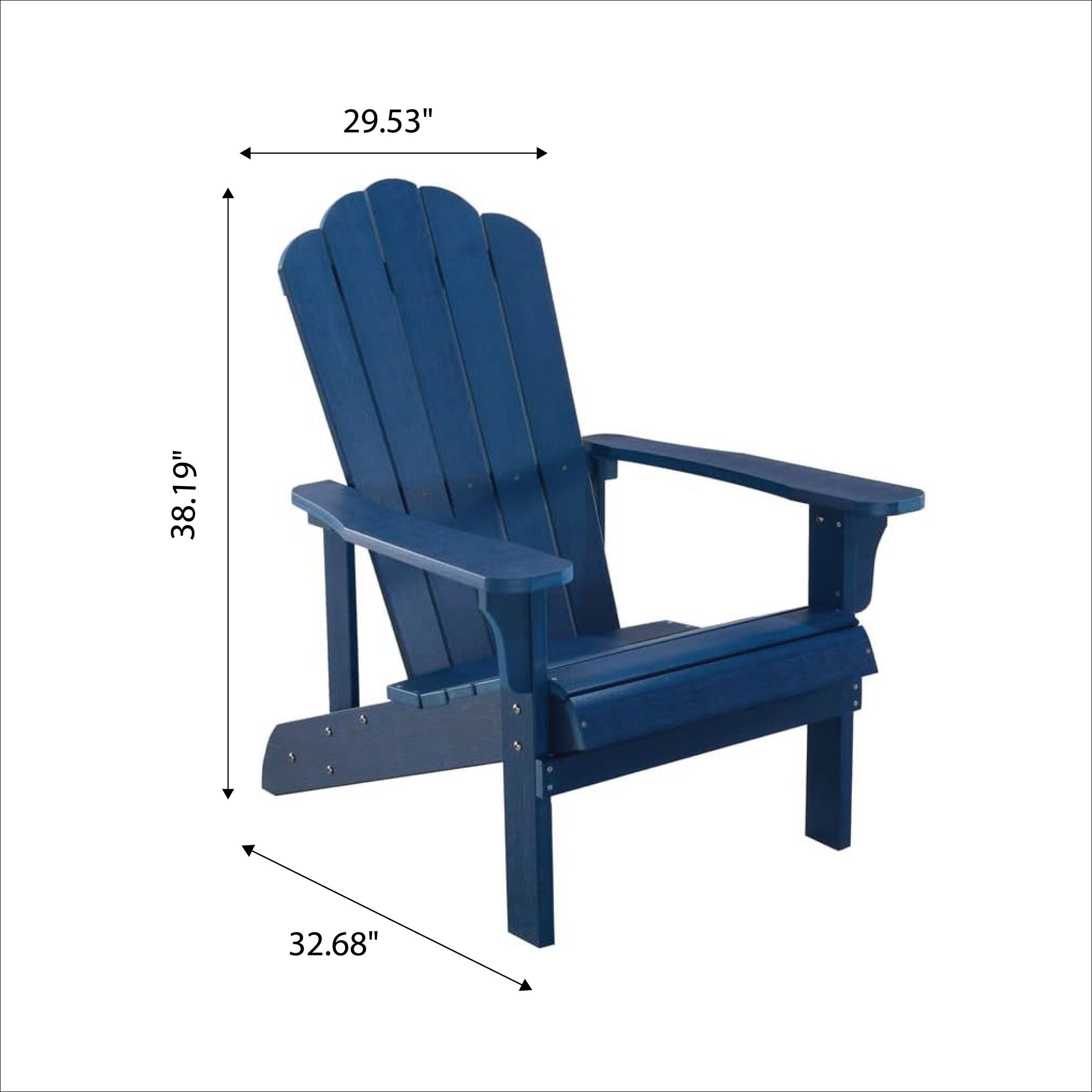 Key West - Outdoor Plastic Wood Adirondack Chair