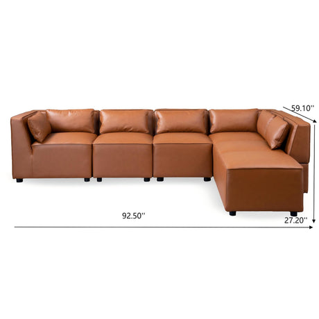 Wexford - Modular Sofa - Cognac - view 3