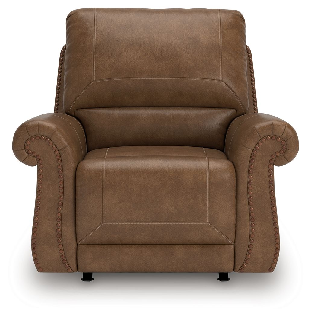 Chasemore - Swivel Glider Recliner Dark Brown by Signature Design by Ashley® | Bel Furniture