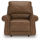 Chasemore - Swivel Glider Recliner Dark Brown by Signature Design by Ashley® | Bel Furniture