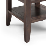 Acadian - End Table - Warm Walnut Brown by Simpli-Home | Bel Furniture