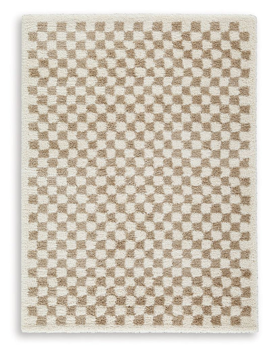 Karamen - Rug Beige 5' x 7' by Signature Design by Ashley® | Bel Furniture