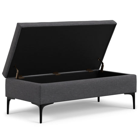 Rebecca - Multifunctional Coffee Table Storage Ottoman With Lift Up Lid - view 26