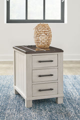 Darborn - Gray / Brown - Chair Side End Table by Signature Design by Ashley® | Bel Furniture