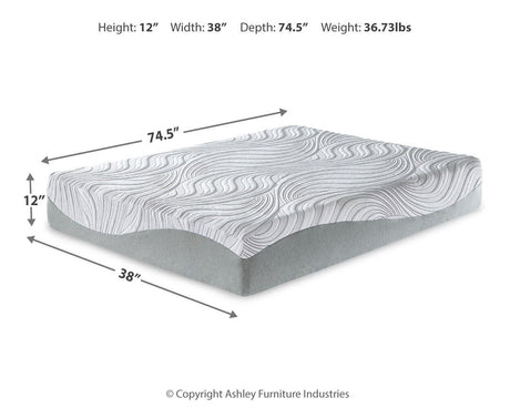 12 Inch Memory Foam - Ultra Plush Mattress - view 2