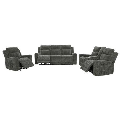 Kennett - Chenille Power Reclining Sofa Set