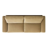 Mason - Arched Arm Sofa - Camel Brown Beige by Jennifer Taylor Home | Bel Furniture