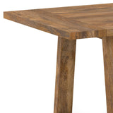 Whitley - Dining Table In Burnt Wax - Brown by Simpli-Home | Bel Furniture