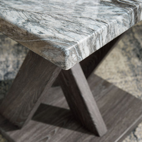 Bensonale - Brown / Gray - Occasional Table Set (Set of 3) by Signature Design by Ashley® | Bel Furniture