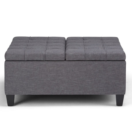 Harrison - Upholstered Coffee Table Storage Ottoman - view 5