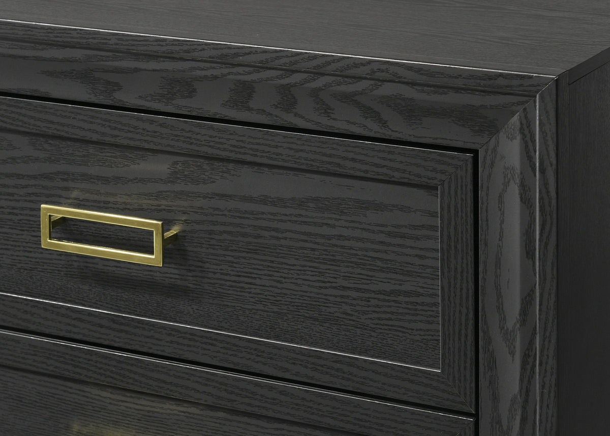 Pepe - Nightstand - Black by Crown Mark | Bel Furniture
