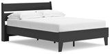 Socalle - Panel Platform Bed Black Full by Millennium® by Ashley | Bel Furniture