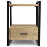 Riverside - Bedside Table - Natural by Simpli-Home | Bel Furniture