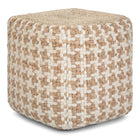 Cullen - Cube Pouf - Natural