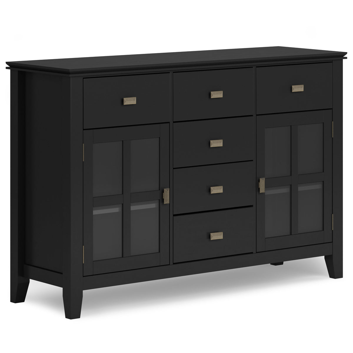 Artisan - Handcrafted Sideboard Buffet Black by Simpli-Home | Bel Furniture