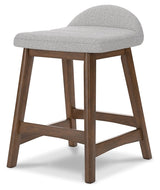 Lyncott - Upholstered Barstool (Set of 2) by Signature Design by Ashley® | Bel Furniture