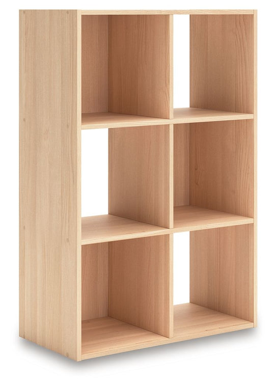 Piperton - Cube Organizer - Wood Beige 6 Shelves by Signature Design by Ashley® | Bel Furniture