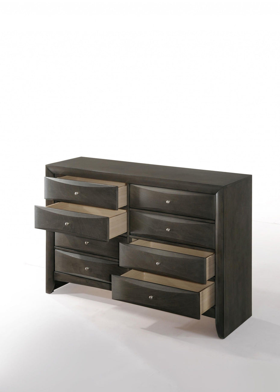 Solid Wood Standard Dresser / Chest - Gray