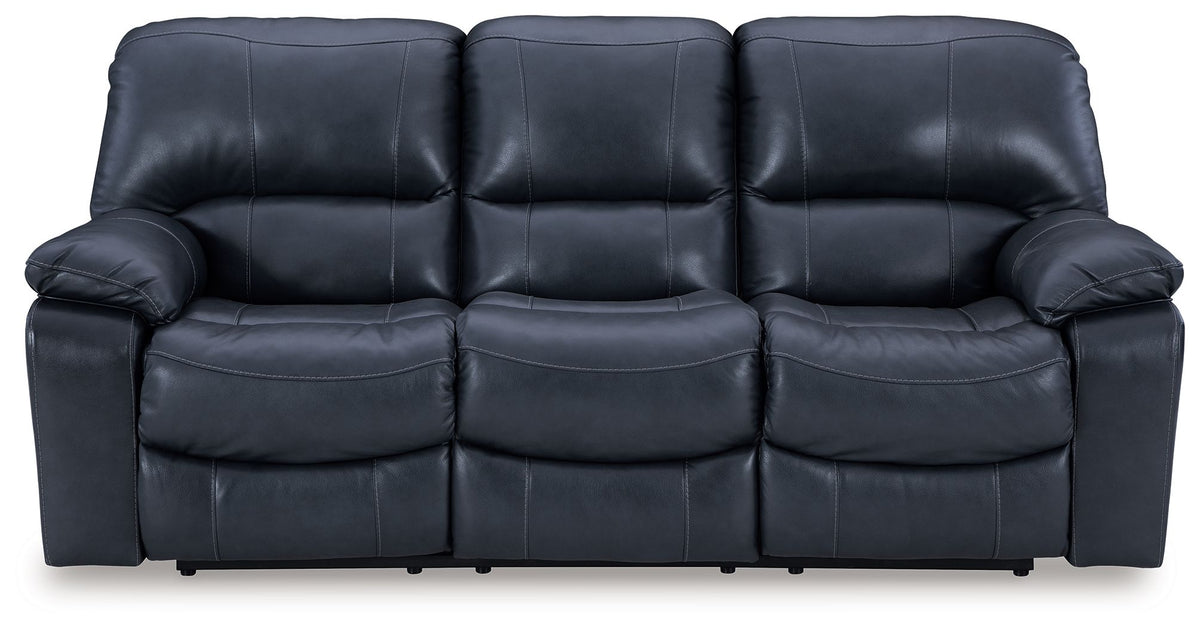 Leesworth - Reclining Sofa Blue Power Reclining by Signature Design by Ashley® | Bel Furniture