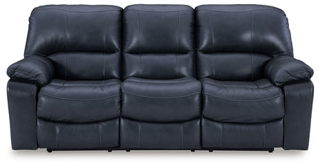 Leesworth - Reclining Sofa Blue Power Reclining by Signature Design by Ashley® | Bel Furniture