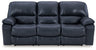 Leesworth - Reclining Sofa Blue Power Reclining by Signature Design by Ashley® | Bel Furniture