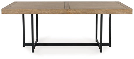 Tomtyn - Light Brown - Rectangular Dining Room Extension Table by Signature Design by Ashley® | Bel Furniture