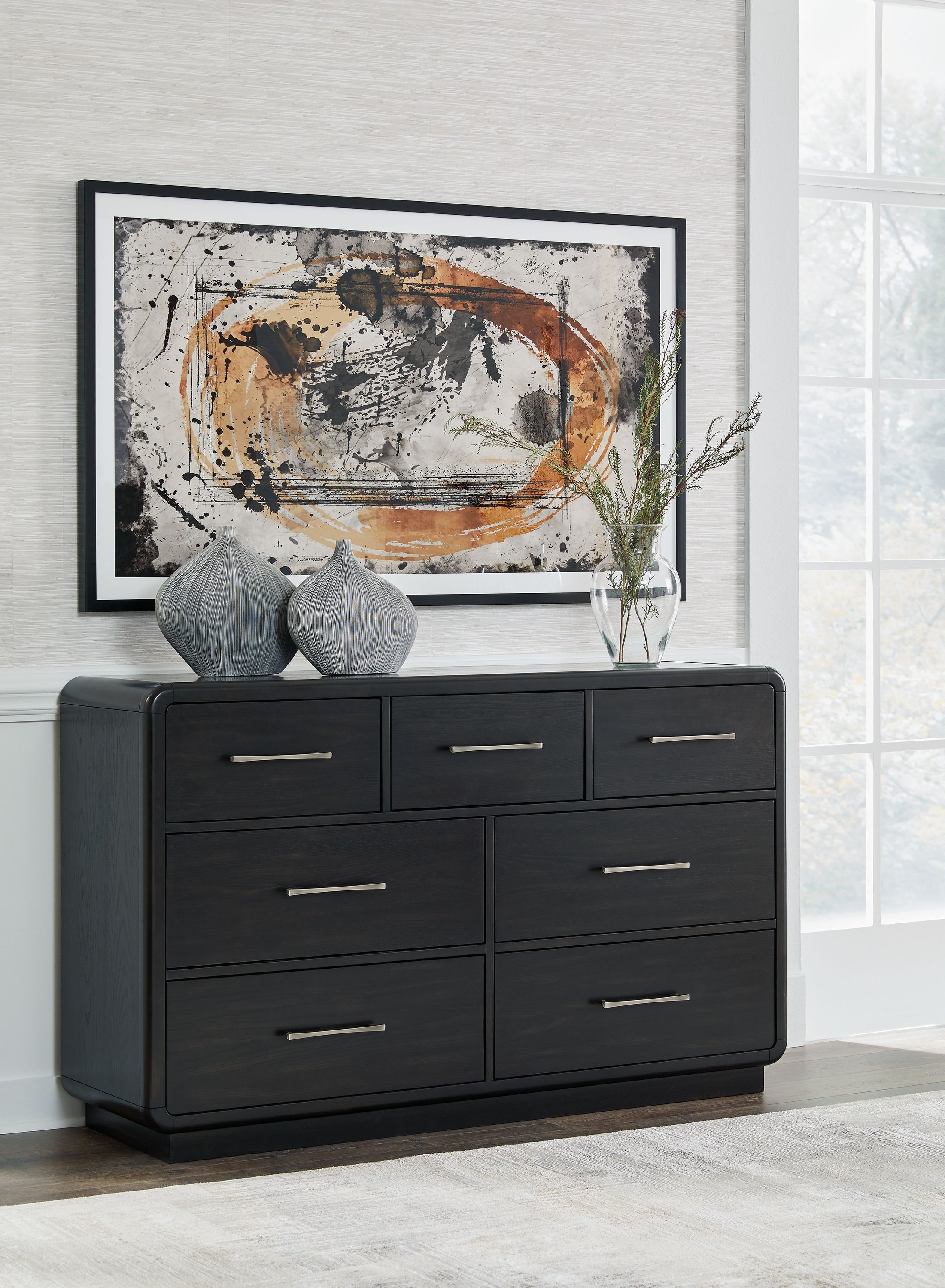 Rowanbeck - Black - Dresser