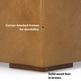 Rex - Handcrafted Sectional Sofa And Ottoman