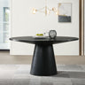 Jasper - Wide Contemporary Round Dining Table by Lilola Home | Bel Furniture