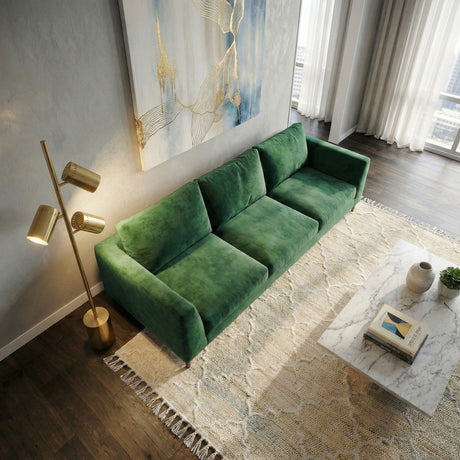 Harmony - Floor Lamp With Rotary Switch Triple Spots Block Base - Gold - view 5