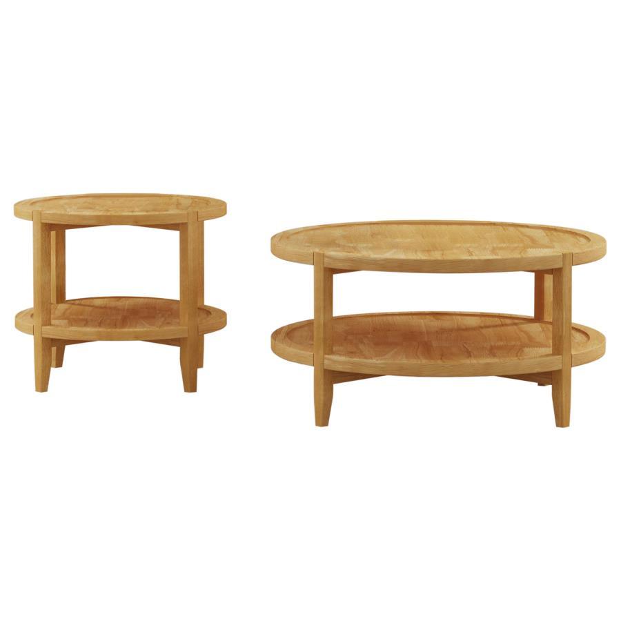 Camillo - Round Coffee And End Table Set by Coaster Fine Furniture | Bel Furniture