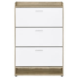 Denia - 3-Tier Engineered Wood Shoe Cabinet by CoasterEveryday | Bel Furniture