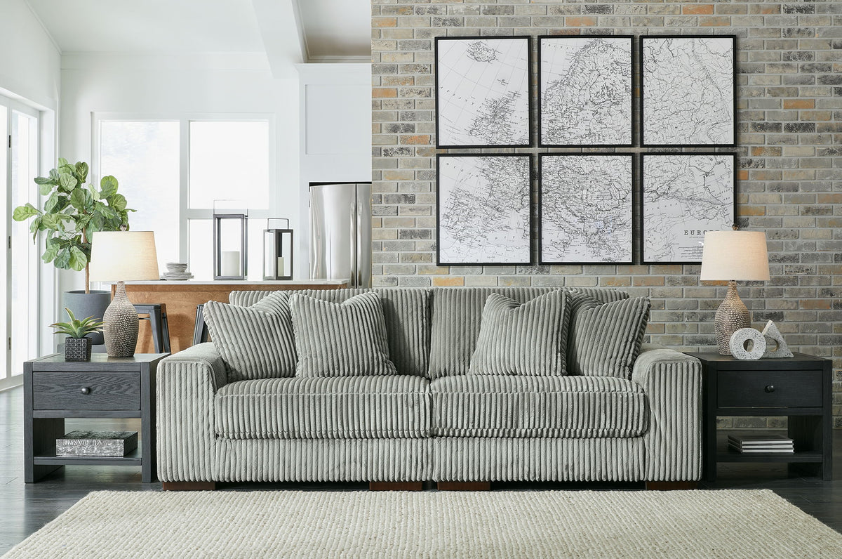 Lindyn - Sectional Pearl Silver 2 Pc. Sectional Sofa by Signature Design by Ashley® | Bel Furniture