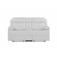 Blanche - Console Reclining Loveseat With LED Lights