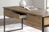 Montia - Light Brown - Home Office Desk by Signature Design by Ashley® | Bel Furniture