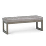 Casey - Multi Functional Ottoman Bench Dark Gray by Simpli-Home | Bel Furniture